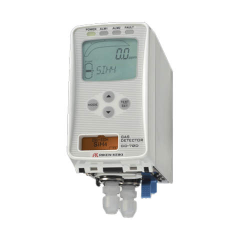 Riken Keiki - GD-70D Intelligent Fixed Gas Monitor, Detects Hydride Gases, Toxics, Combustibles and Oxygen over 100 sensor options