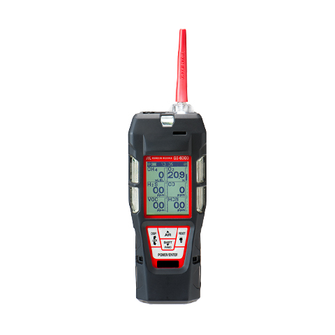 Riken Keiki GX-6000 Sample drawing 6 Gas Detector With up to 2 x PID's for VOC's plus plug and play smart sensors for super toxics